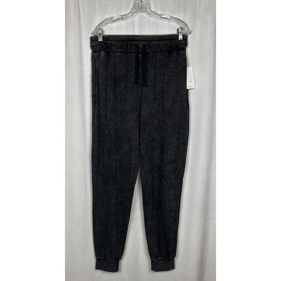 ShoeDazzle Women’s Size XL Dark Gray Mineral Washed Joggers - Picture 1 of 10